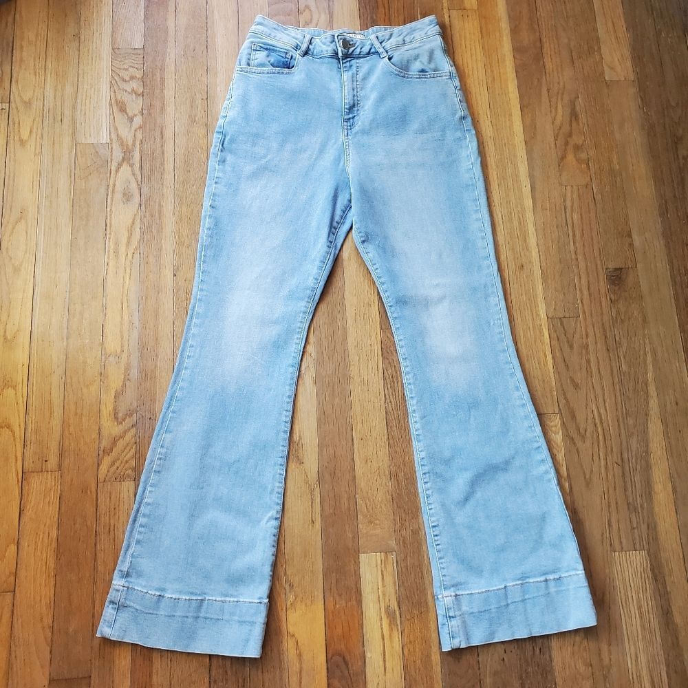 Bagatelle Collection New York High Waist Flare Jeans Light Wash Size 29
